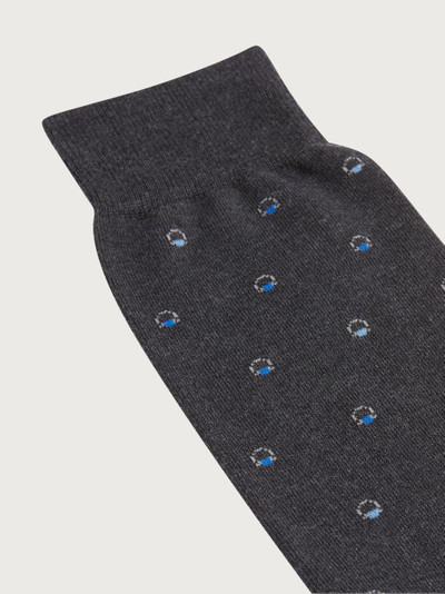 FERRAGAMO Medium Gancini jacquard sock outlook