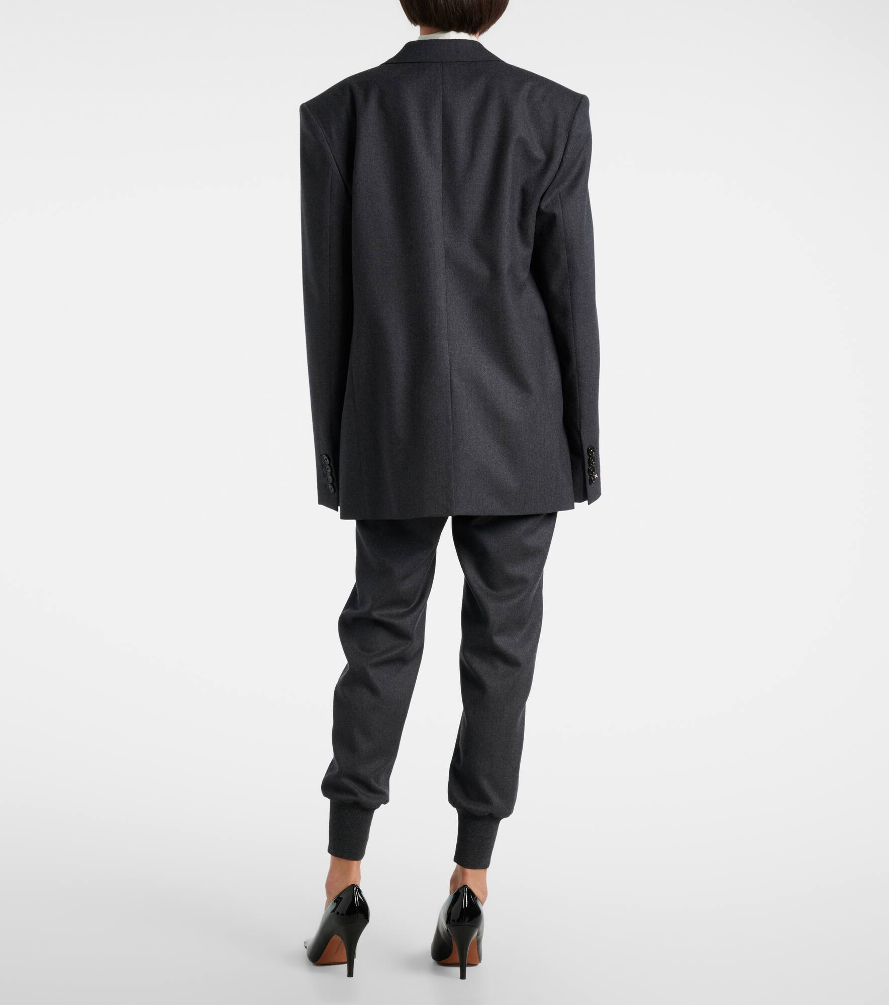 Iconic wool flannel blazer - 3