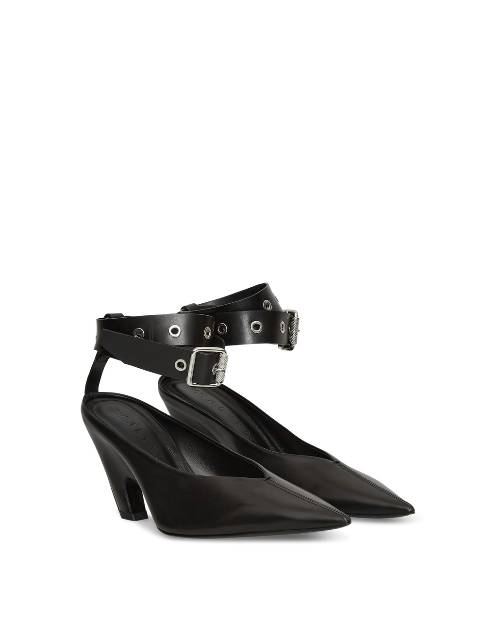 EVE HEEL WITH STUDDED BELT STRAP - 2