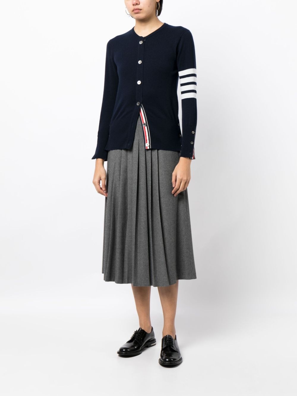 4-bar stripe cardigan - 2