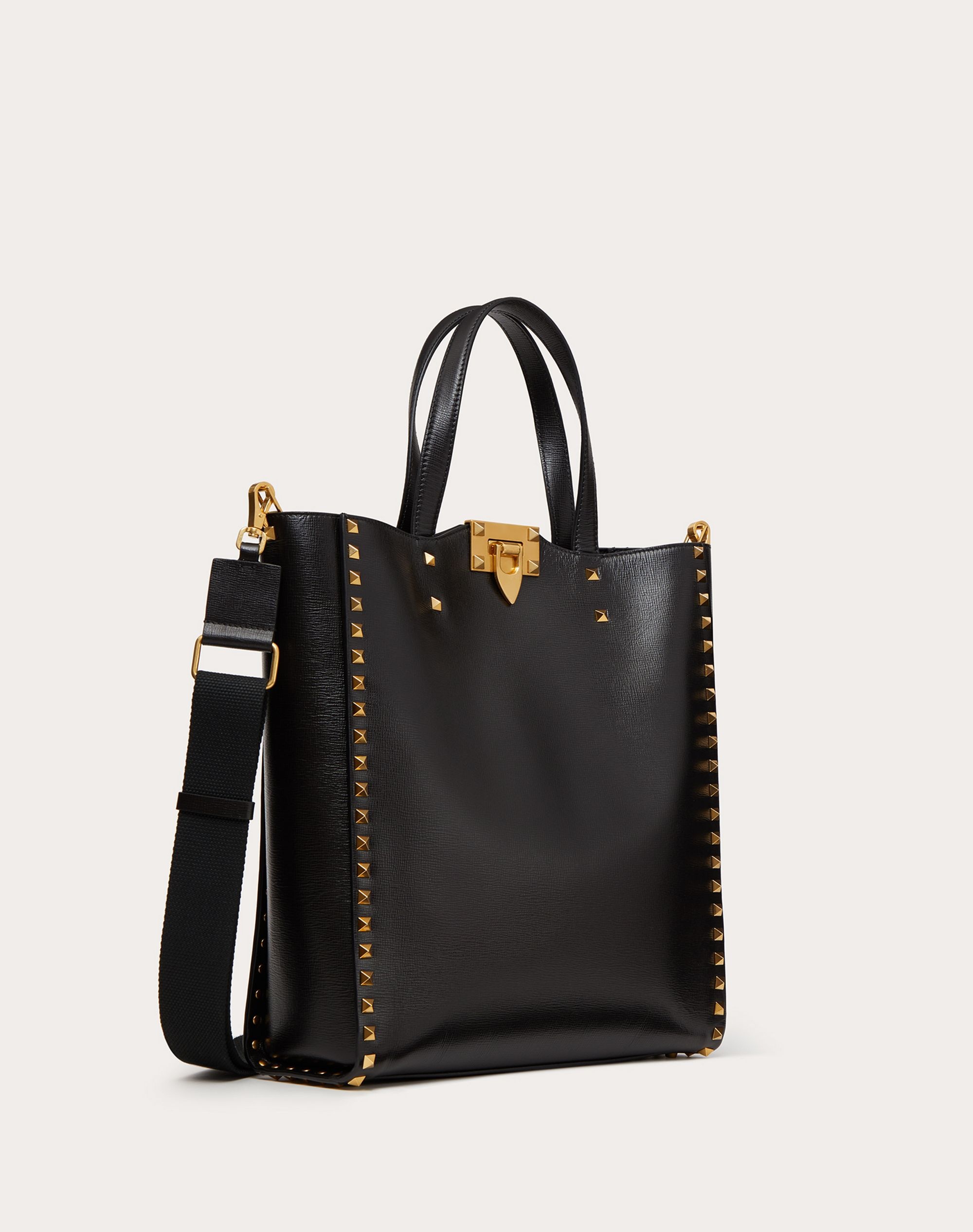 ROCKSTUD TOTE BAG IN GRAINY CALFSKIN - 2