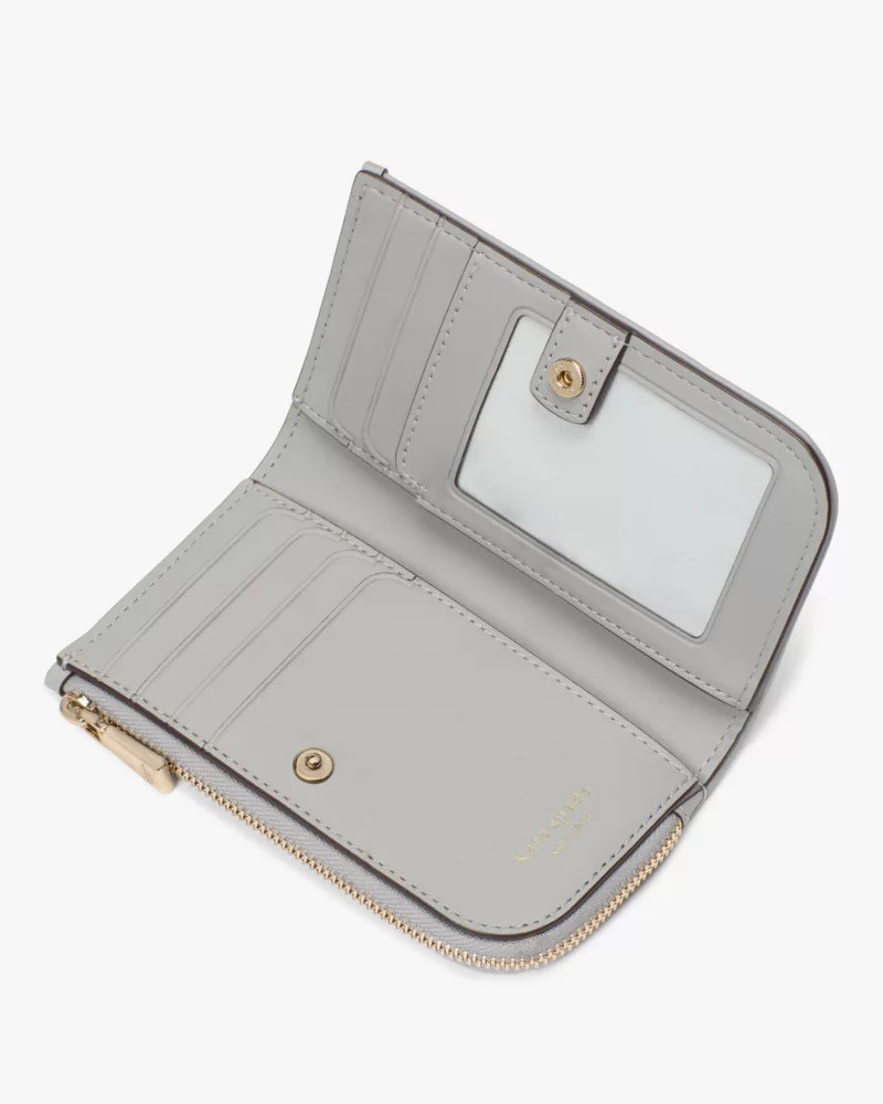 kate spade Devin Spade Flower Jacquard Bifold Wallet outlook