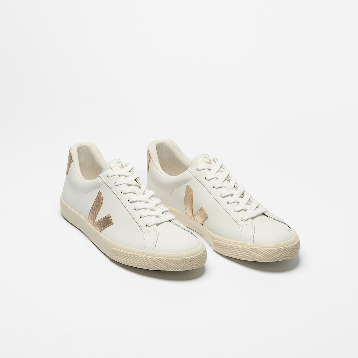 ESPLAR LEATHER WHITE PLATINE - 2