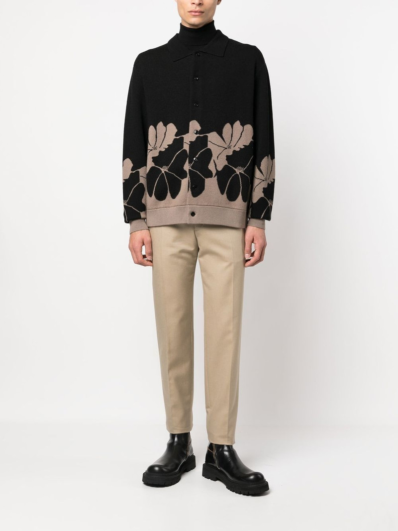 Alexander McQueen tapered mid-rise tailored trousers outlook