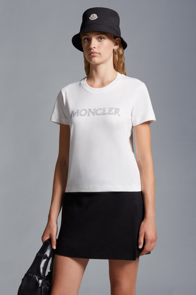 Moncler Crystal Logo T-Shirt outlook