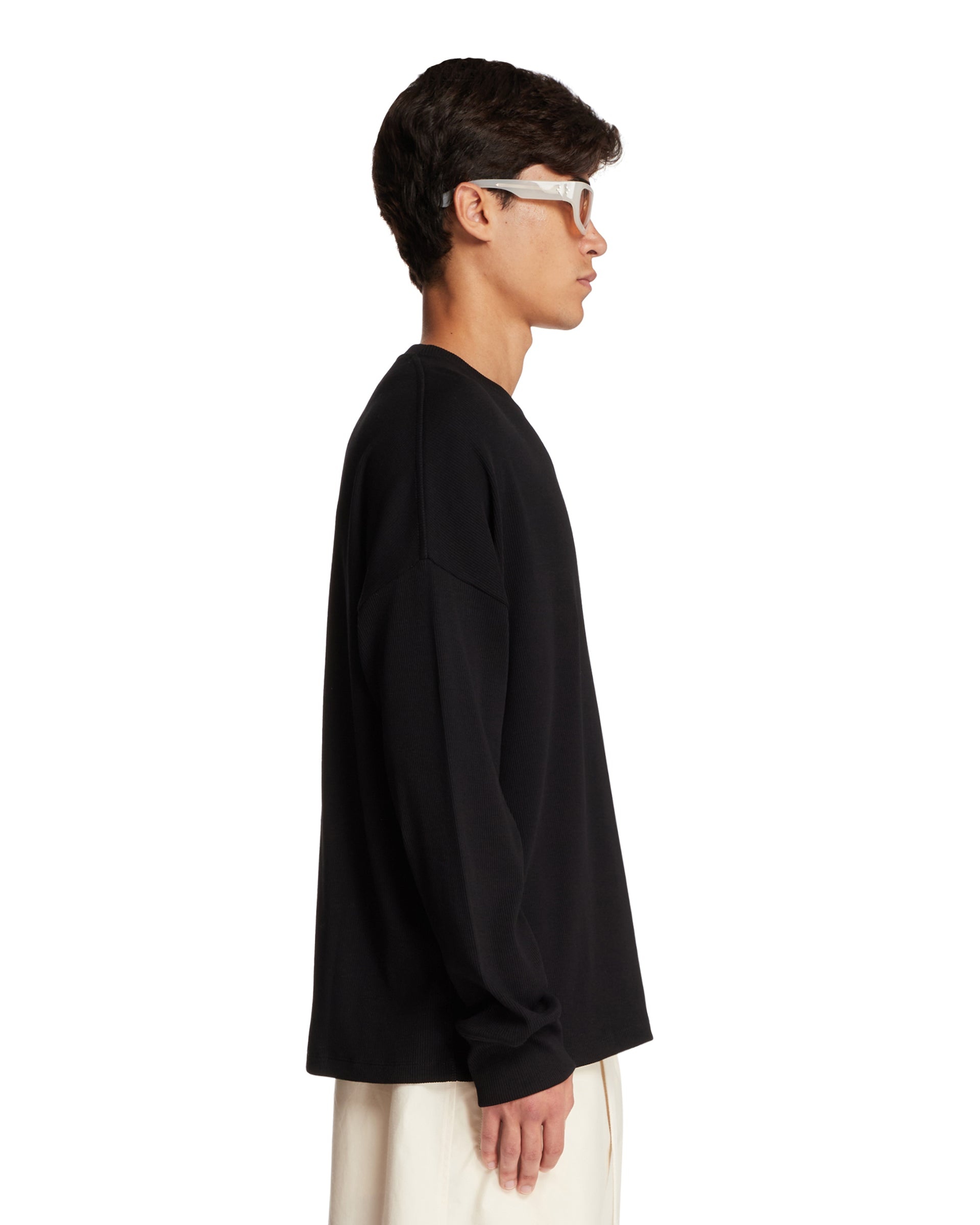 Black Anagram Long-Sleeve T-Shirt - 5