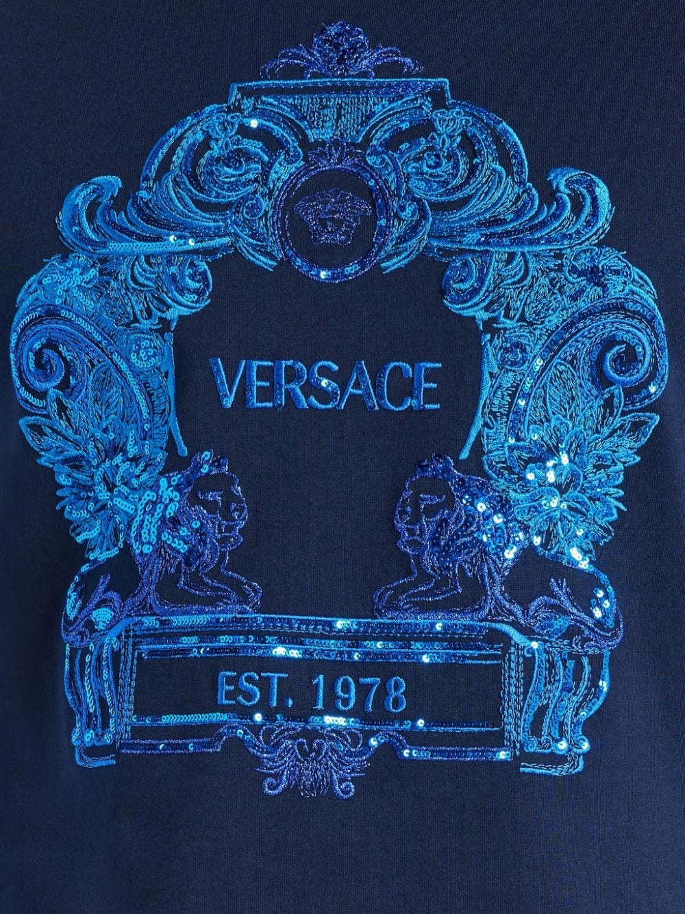 Versace Cartouche cotton T-shirt - 5