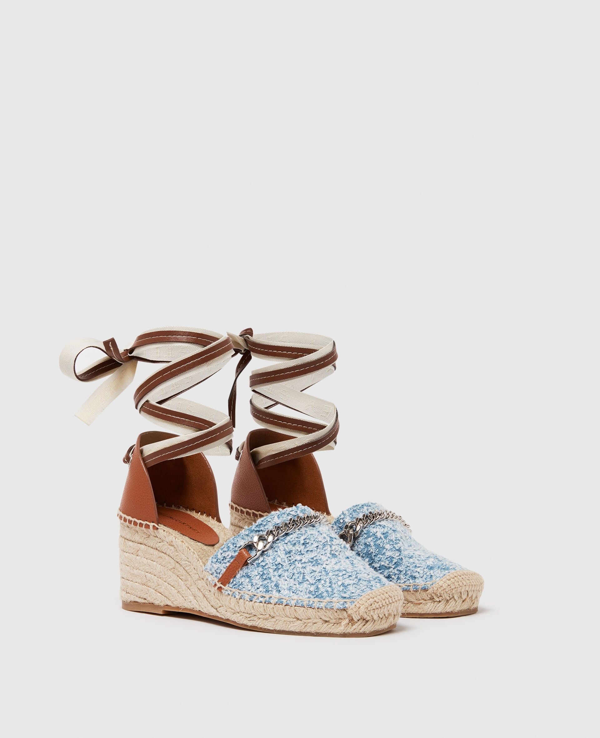 Gaia Bouclé Platform Espadrille Wedges - 3