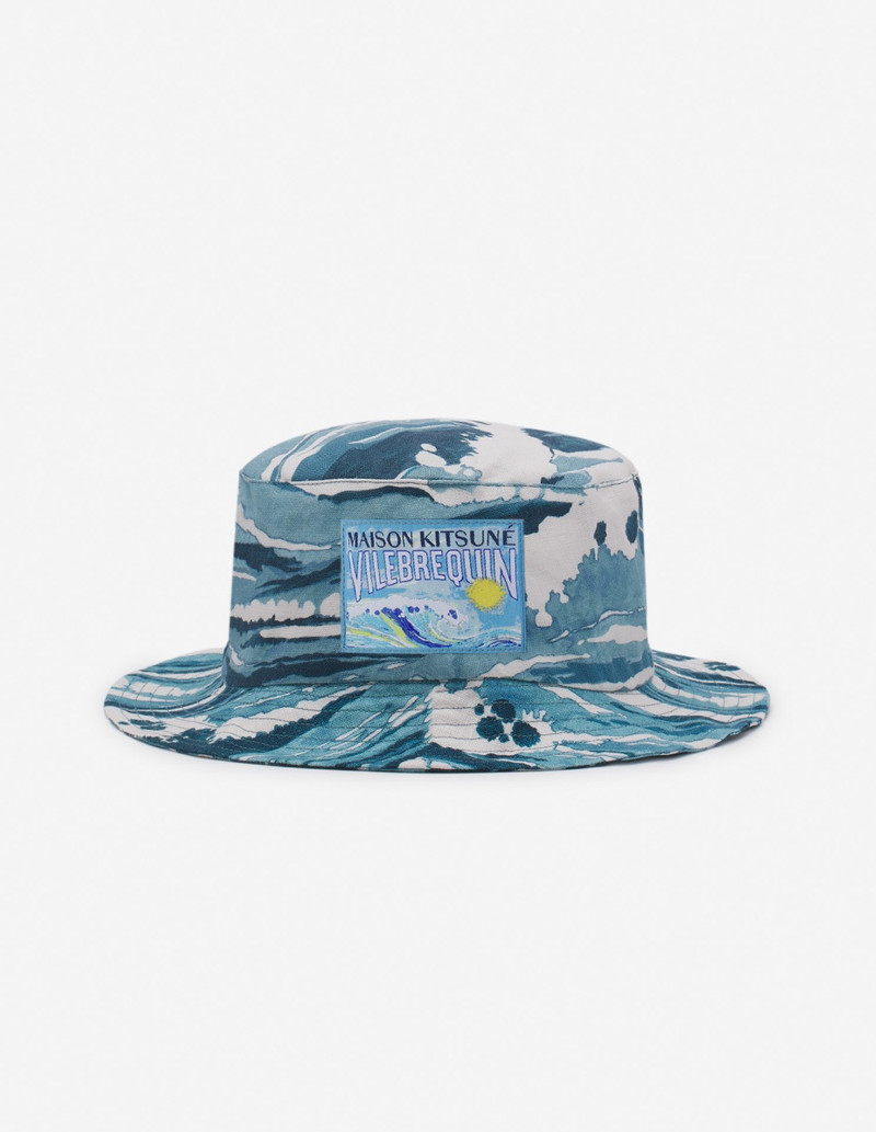 MAISON KITSUNE x VILEBREQUIN BOHEME BUCKET HAT 1