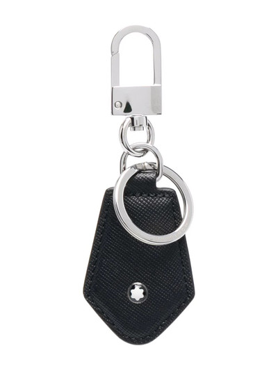 Montblanc grained leather keychain outlook