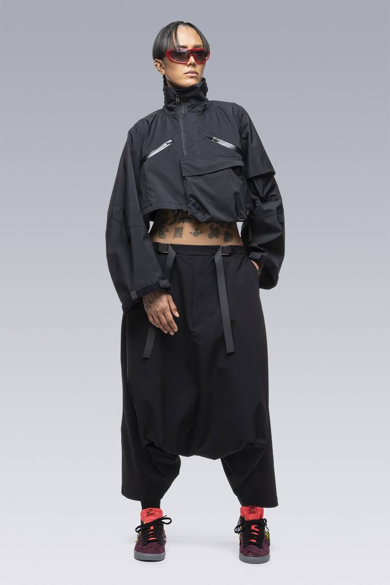 ジャケット・アウター sacai / ACRONYM CROP JACKET Black size2 ACRONYM SAC-J6011 sacai / ACRONYM Crop Jacket Black | REVERSIBLE