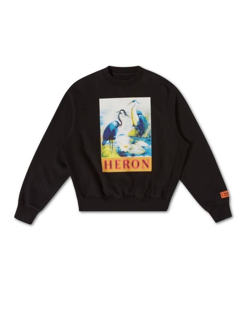 HALFTONE HERON Crewneck collar - 1