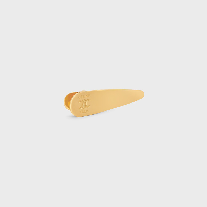 CELINE Celine Hair Clip in Brass with gold finish, Steel and Zamak outlook