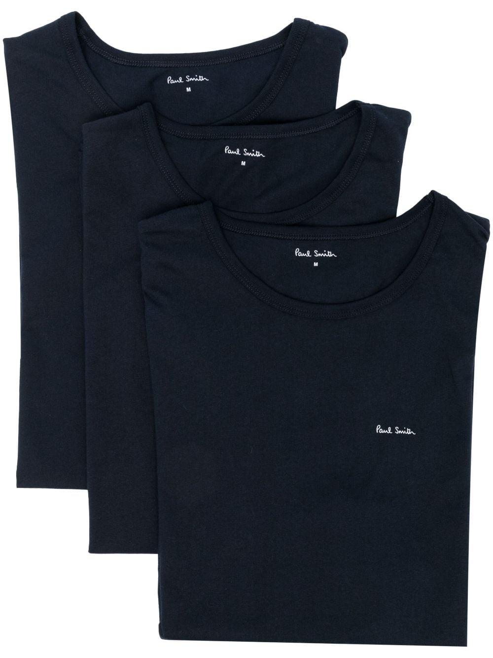 logo-print cotton T-shirt (pack of three) - 1