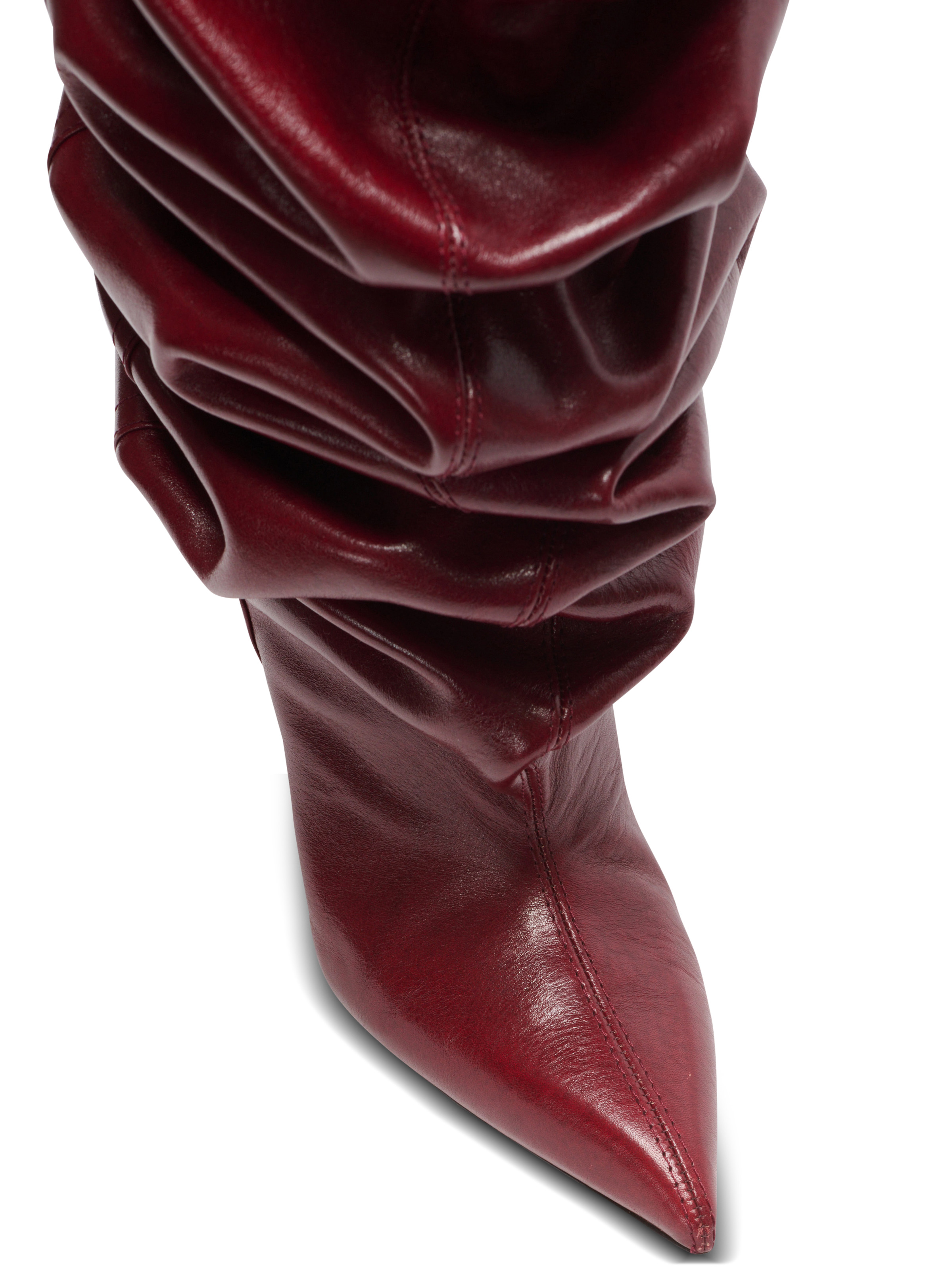 Wedge thigh-high boots - 4