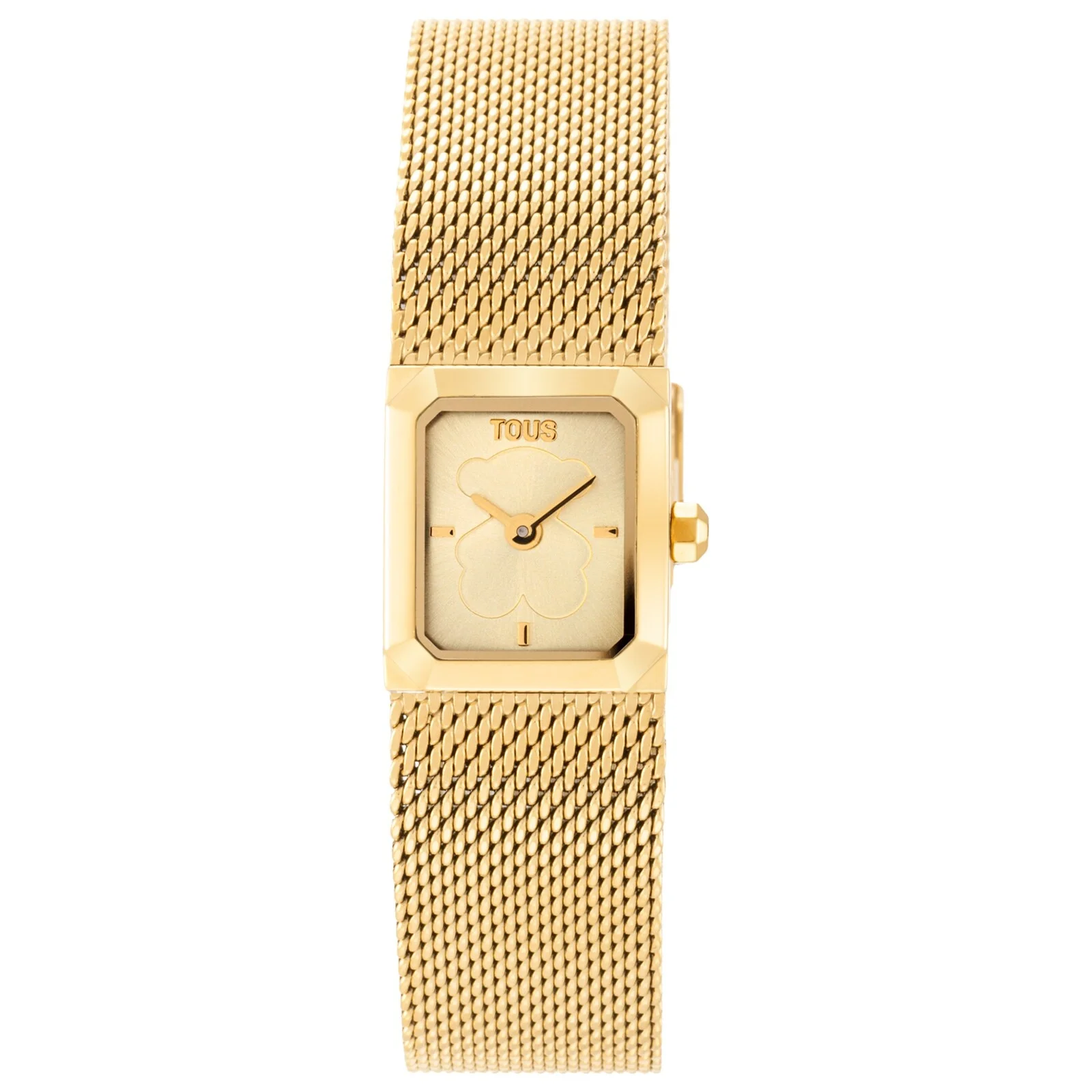 Analog Watch with gold-colored steel Milanese mesh bracelet Mini Mesh - 1