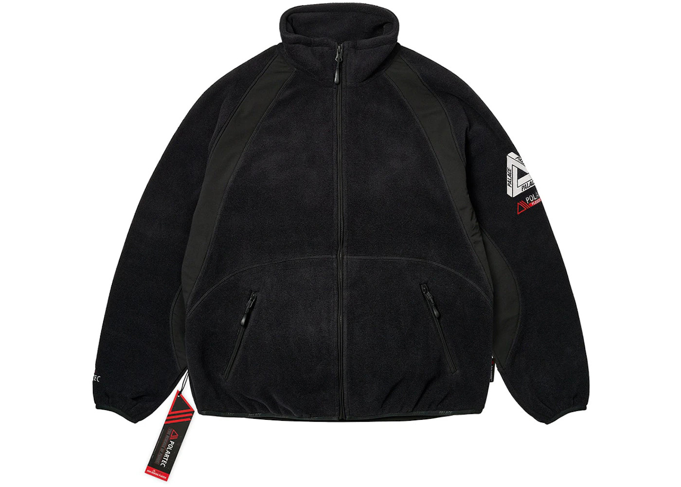 Palace Polartec Duo Fleece Jacket Black - 1