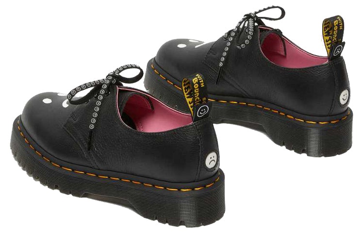 (WMNS) Dr. Martens Lazy Oaf x 1461 Bex Low 'Black Pisa' 27517001 - 4