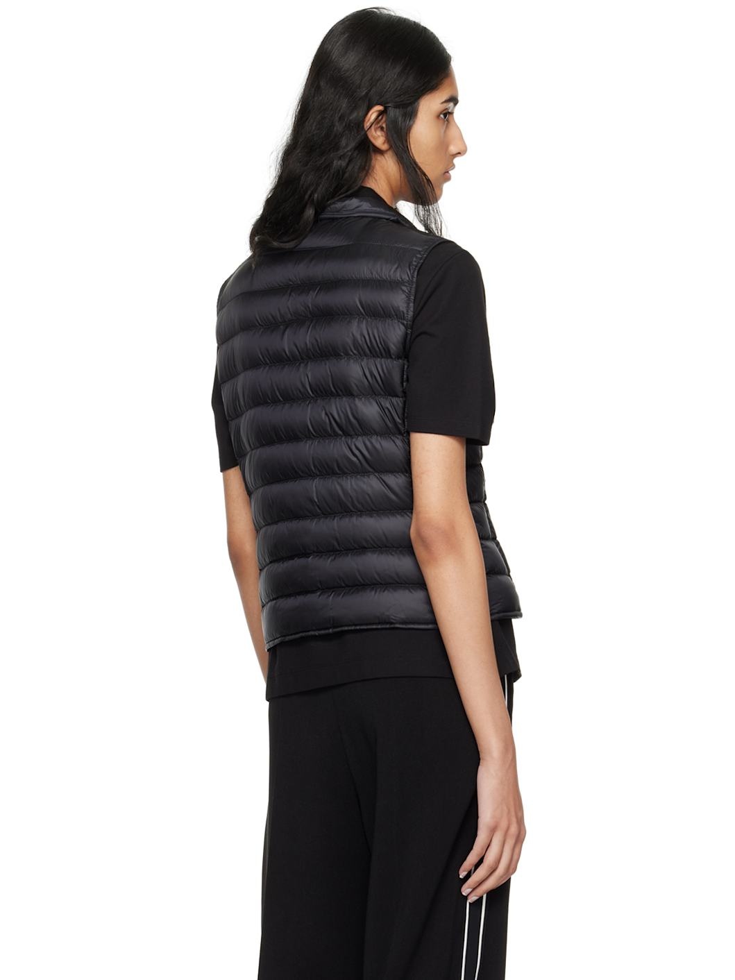 Black Liane Down Vest - 3