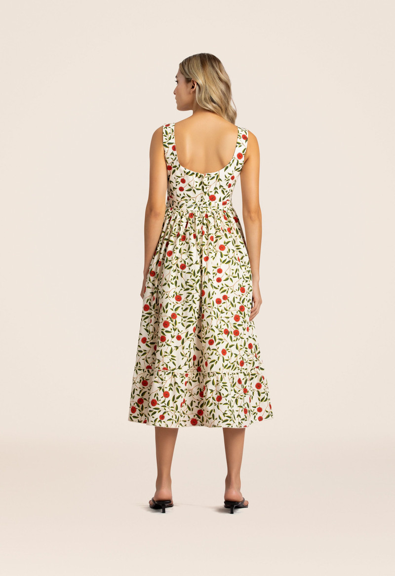 Melon Hedera Midi Dress 5