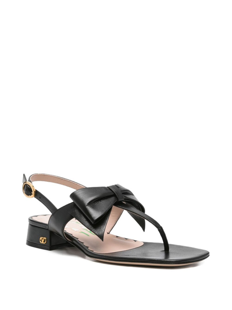 Valentino bow-embellished sandals outlook