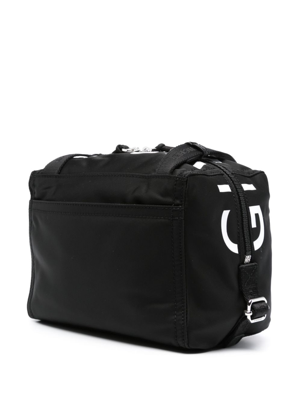 logo-print messenger bag - 3