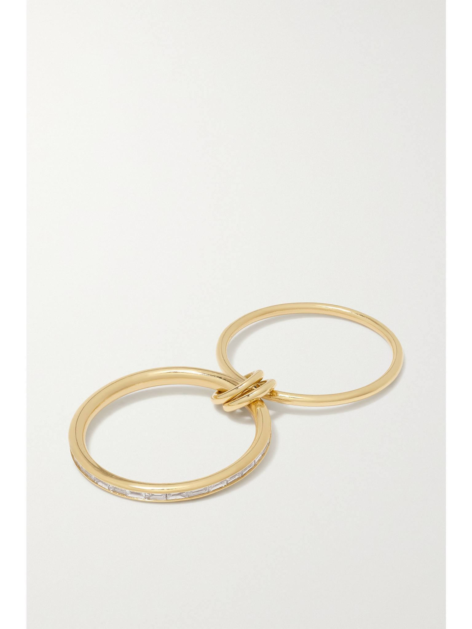 Callisto set of two 18-karat gold diamond rings Gold - 5