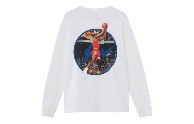 Jordan Air Jordan x Fragment Design FW Crew Neck Pullovers Street Style Collaboratio Men White DA2982-094 outlook