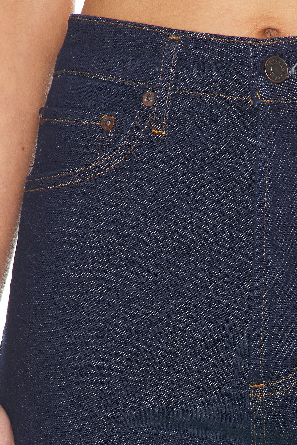 90s Pinch Waist Long Jeans - 6