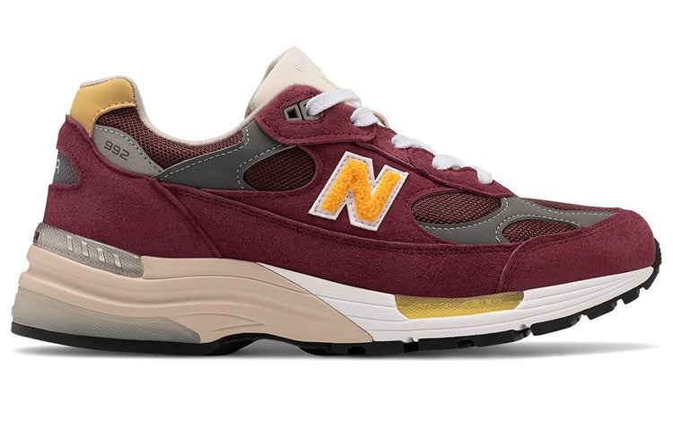 New Balance 992 Made in USA 'Burgundy' M992CA - 2