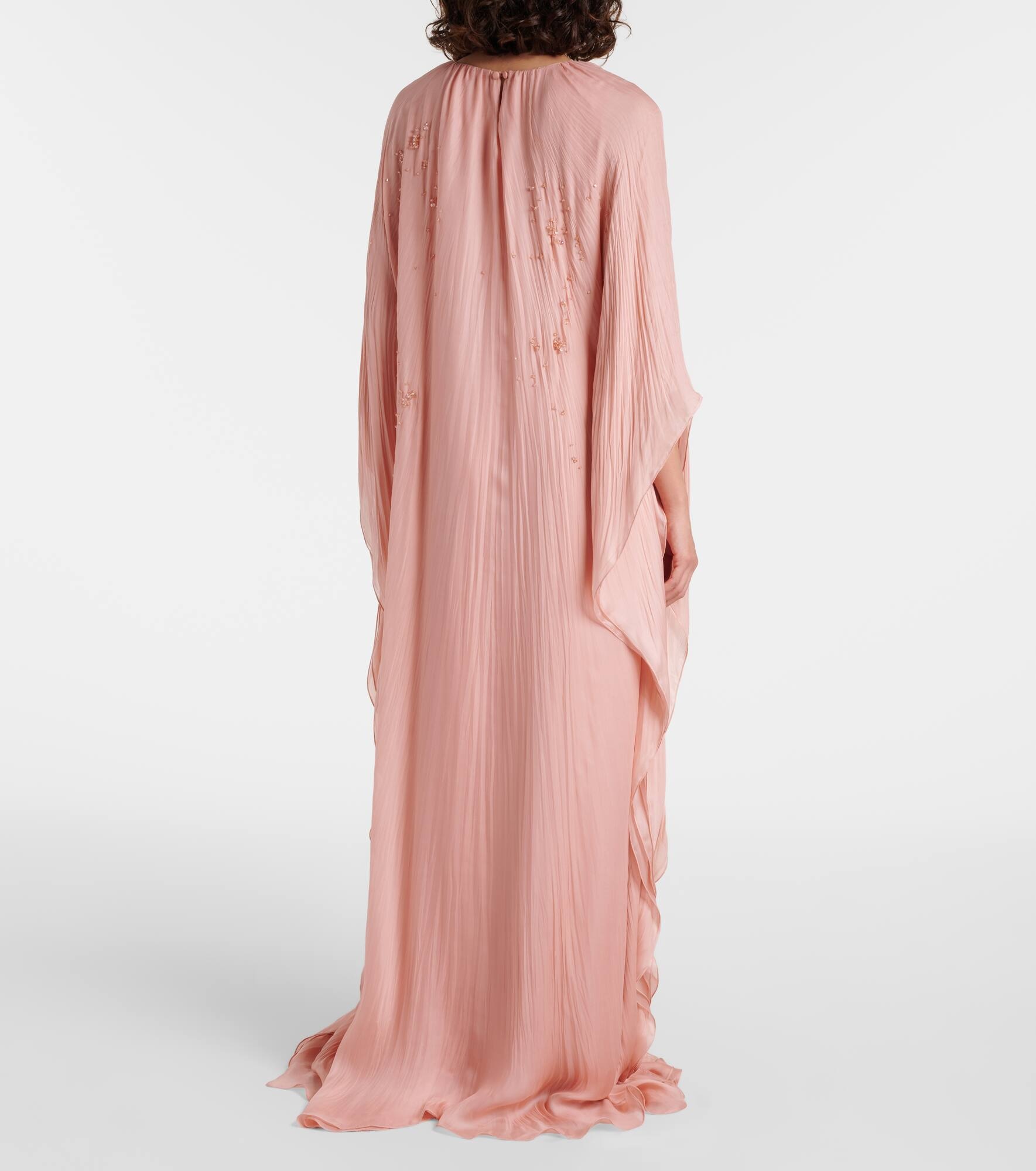 Embellished silk kaftan - 3