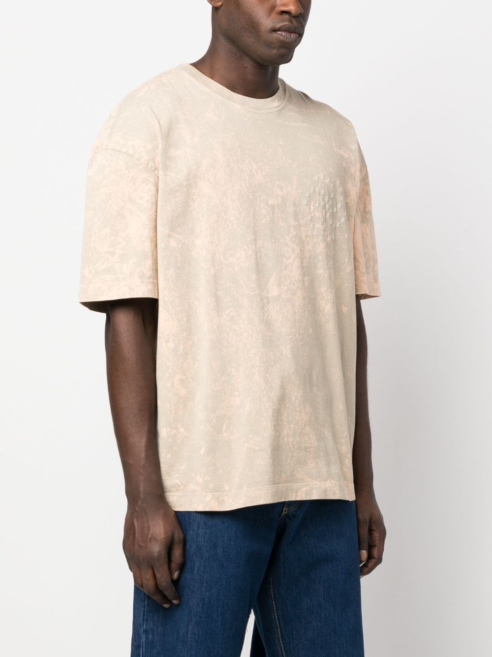 bleached organic cotton T-shirt - 3