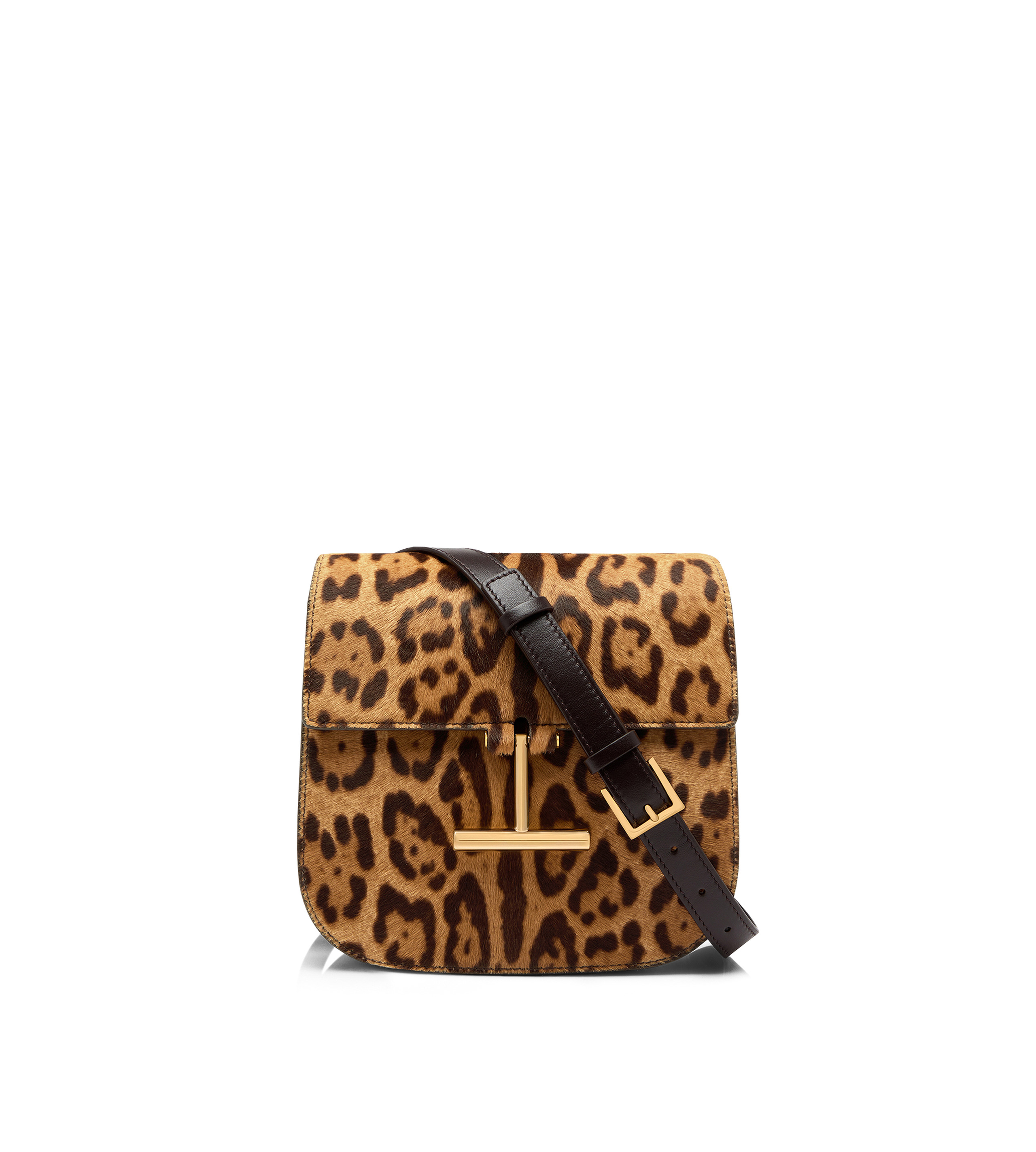 LEOPARD PRINT HAIR CALF AND SMOOTH LEATHER TARA MINI CROSSBODY 1