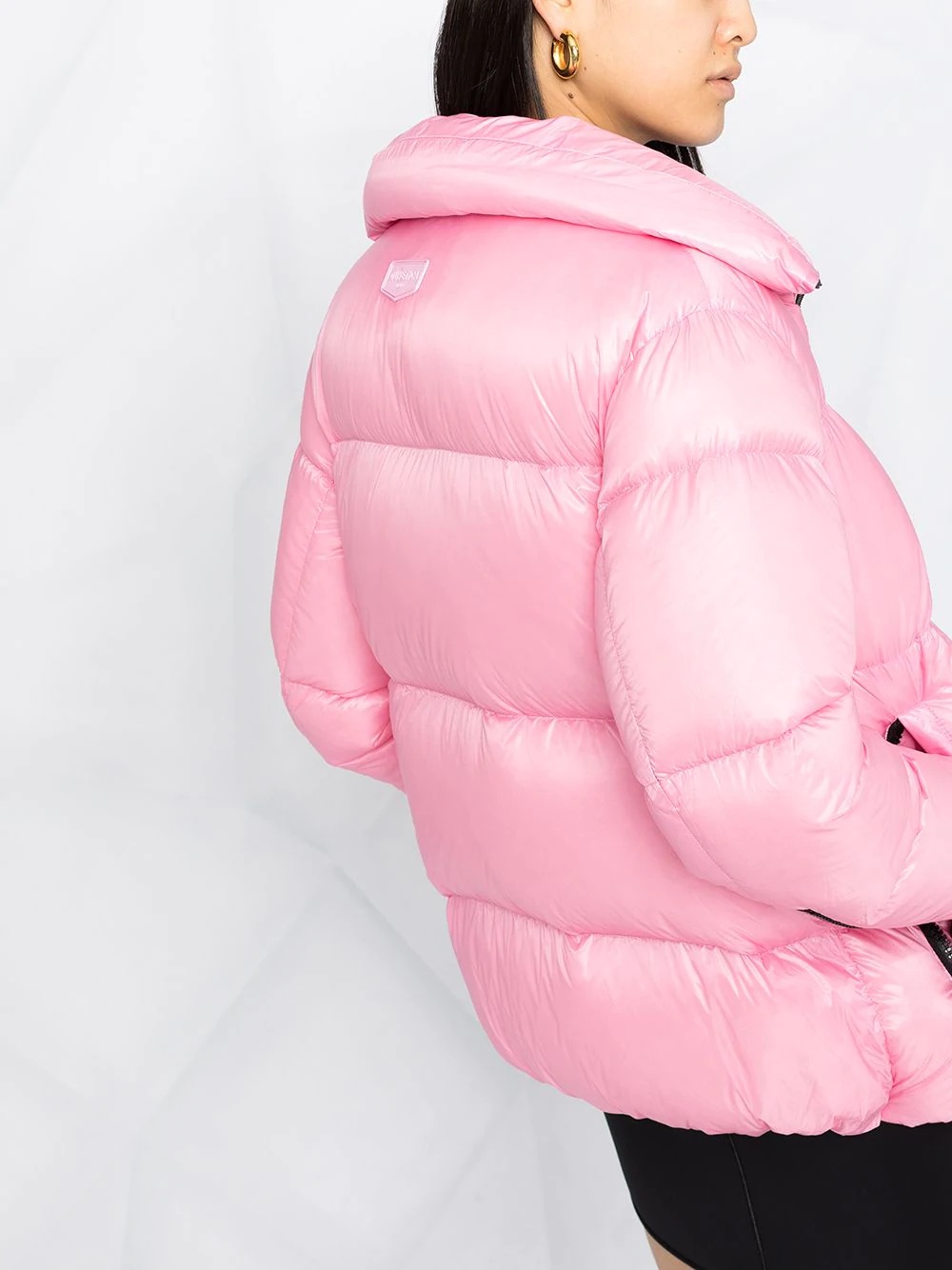 high-neck puffer jacket - 3