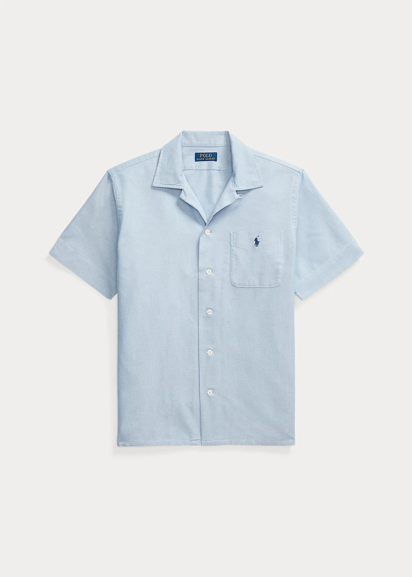 Classic Fit Oxford Camp Shirt - 1
