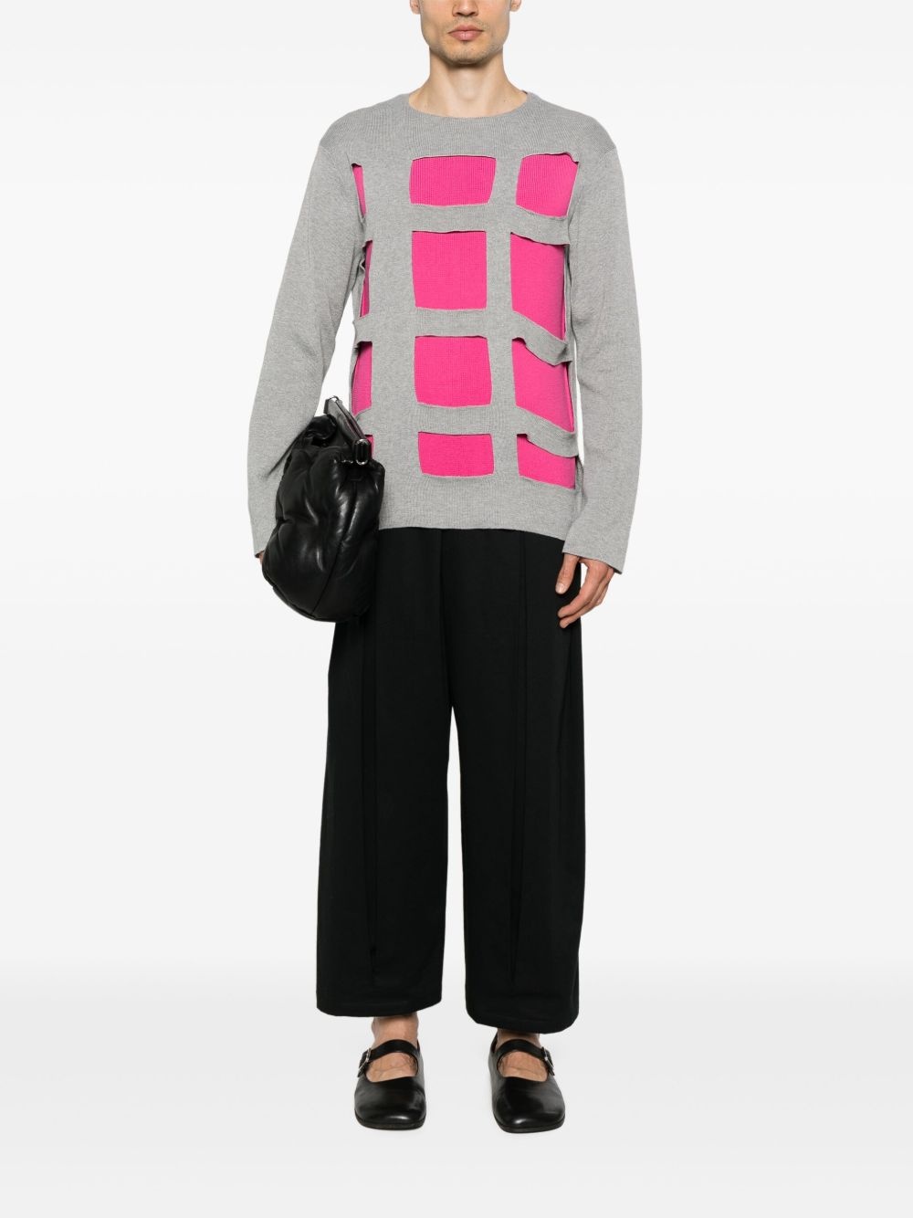 cut-out sweater - 2