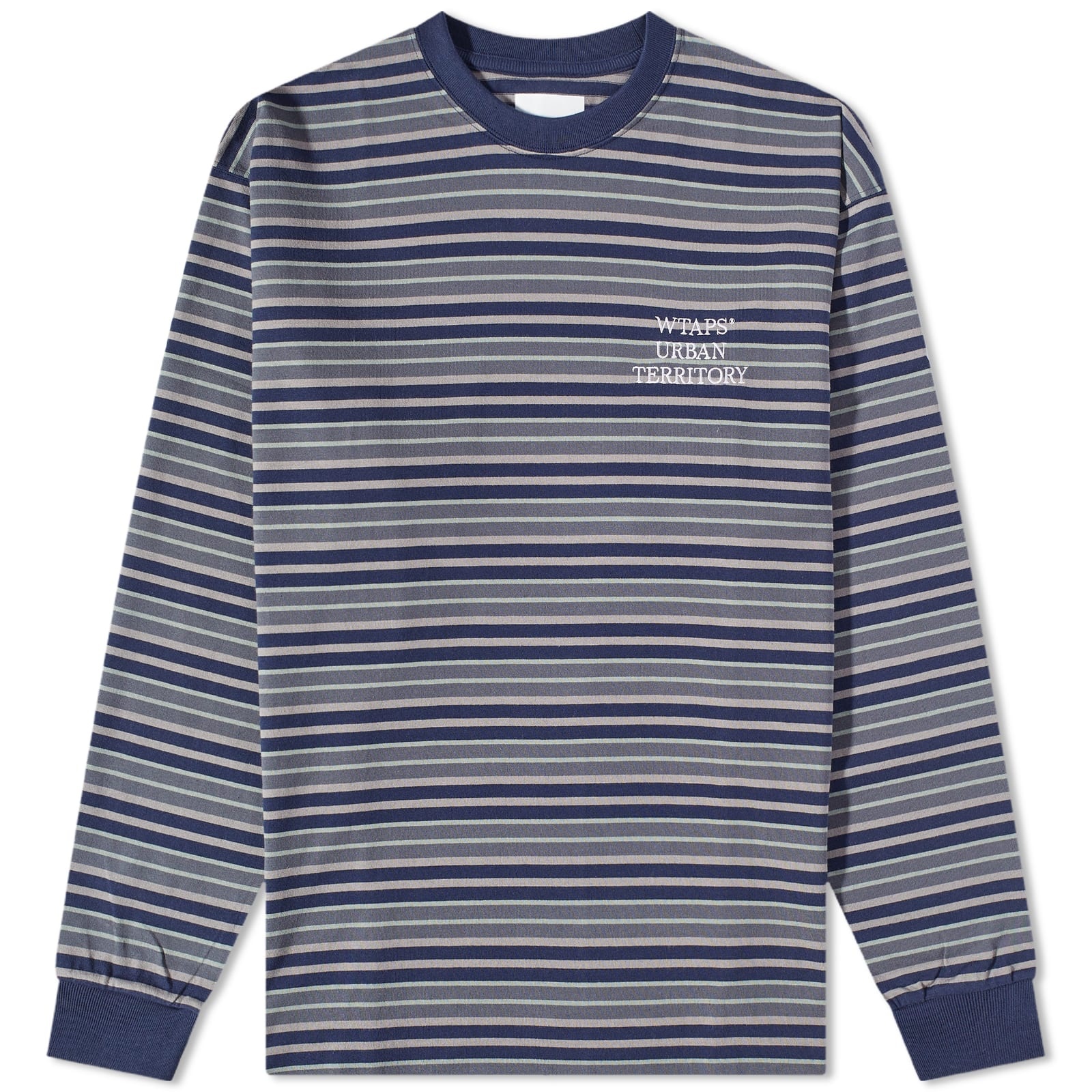 WTAPS 06 Long Sleeve Stripe T-Shirt - 1