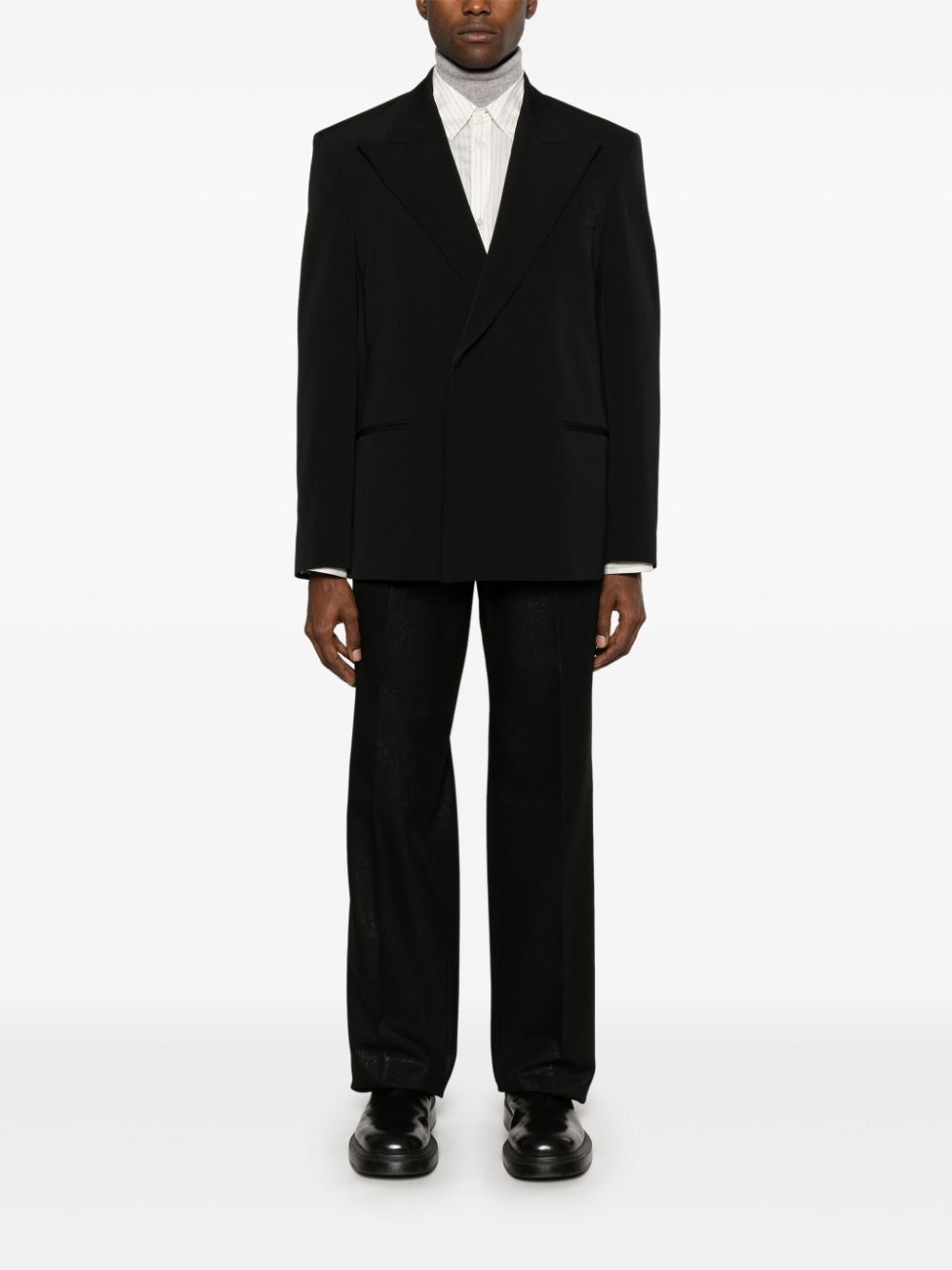 lamé trousers - 2