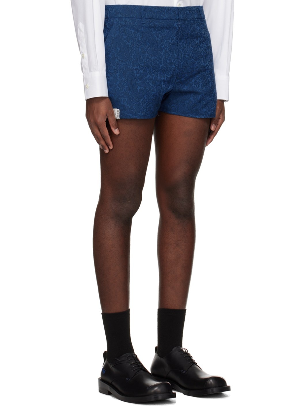 Blue Floral Shorts - 2