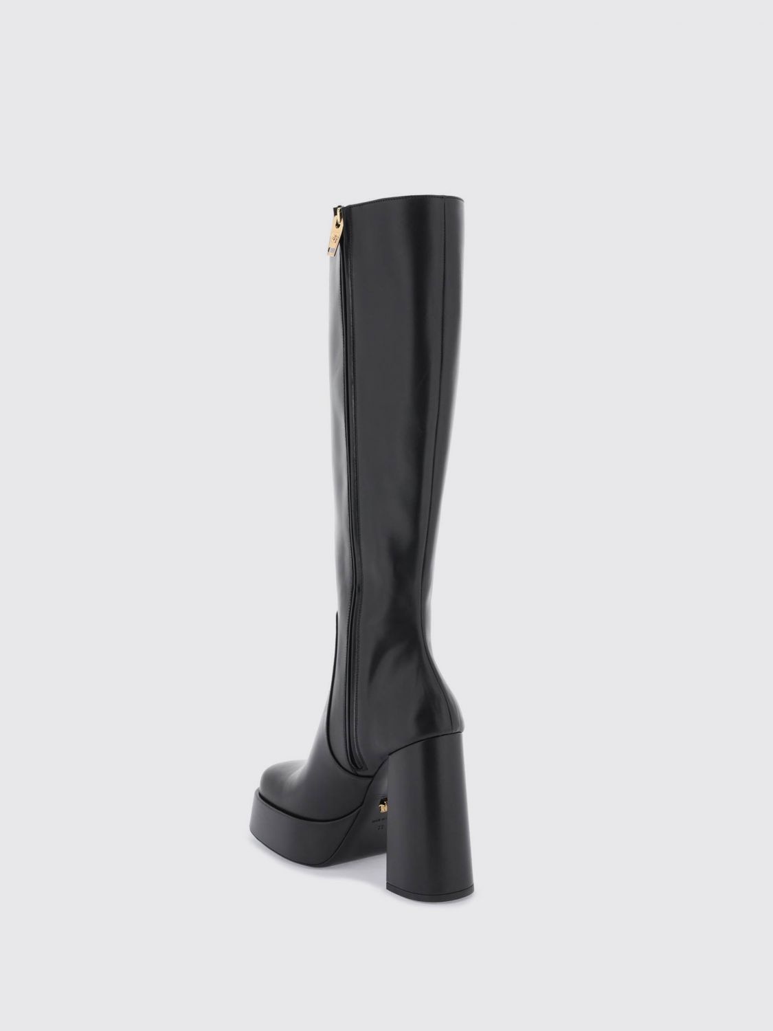 Versace leather boots with platform - 2