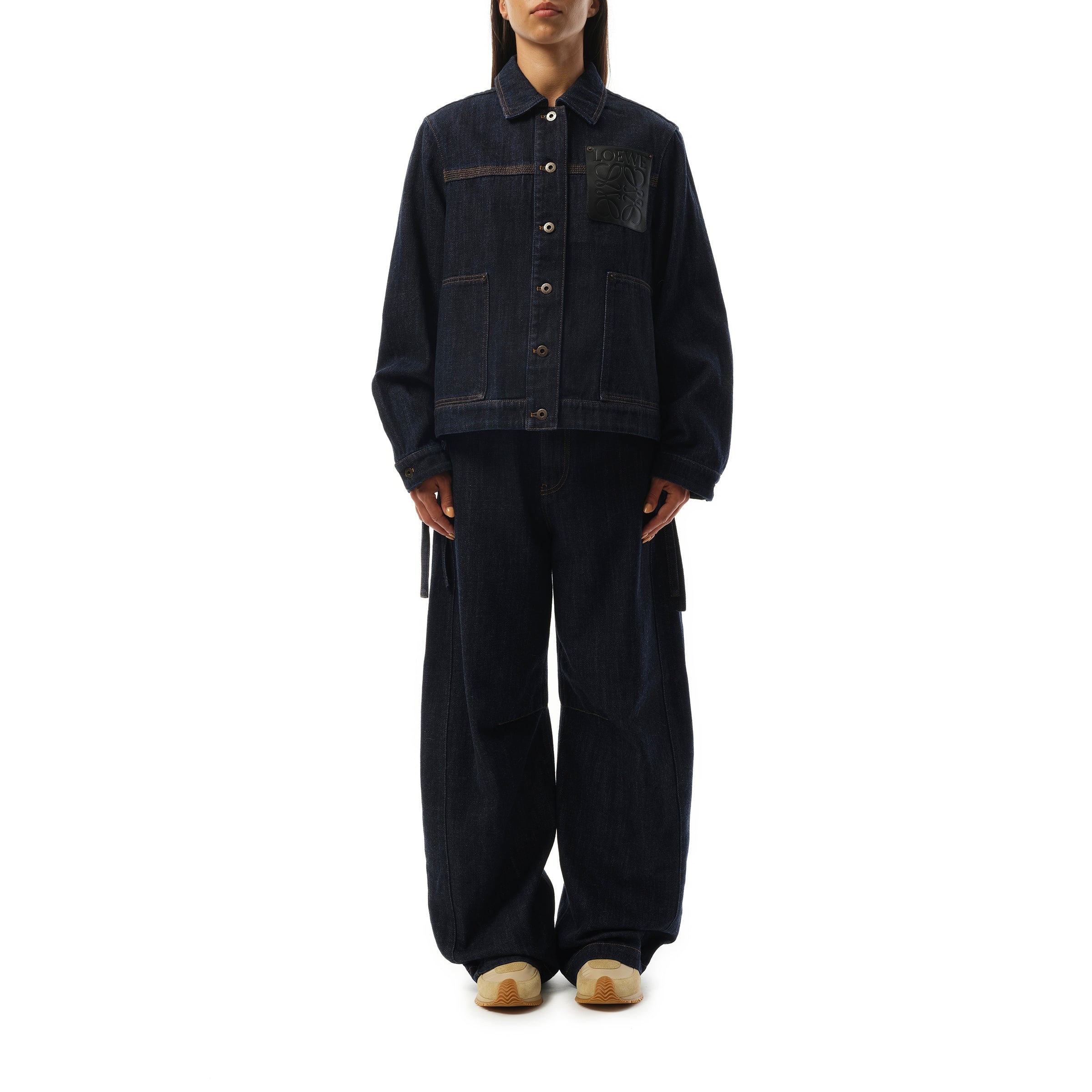 Workwear Jacket in Indigo Blue - 4