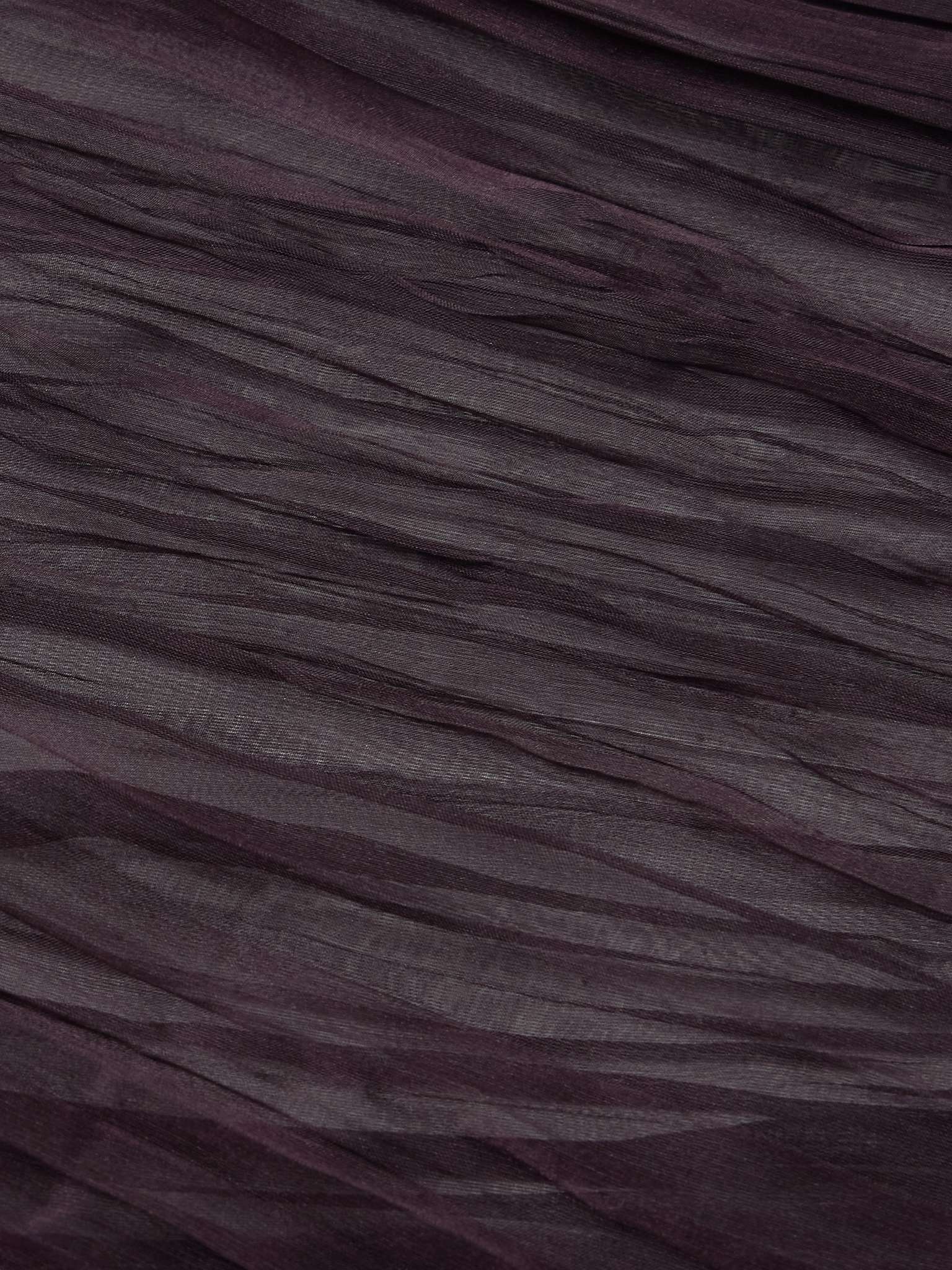 Pleated Silk-Muslin Scarf - 3