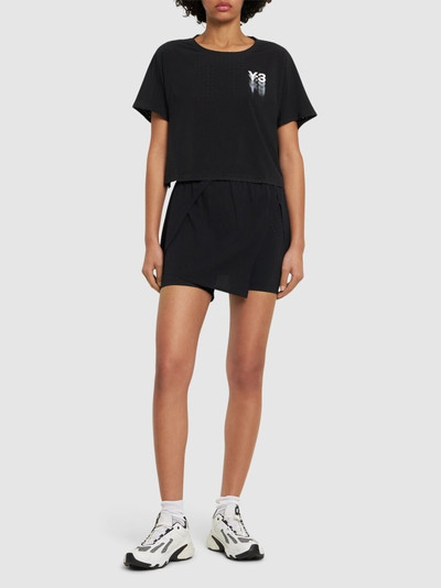 Y-3 Run cropped t-shirt outlook