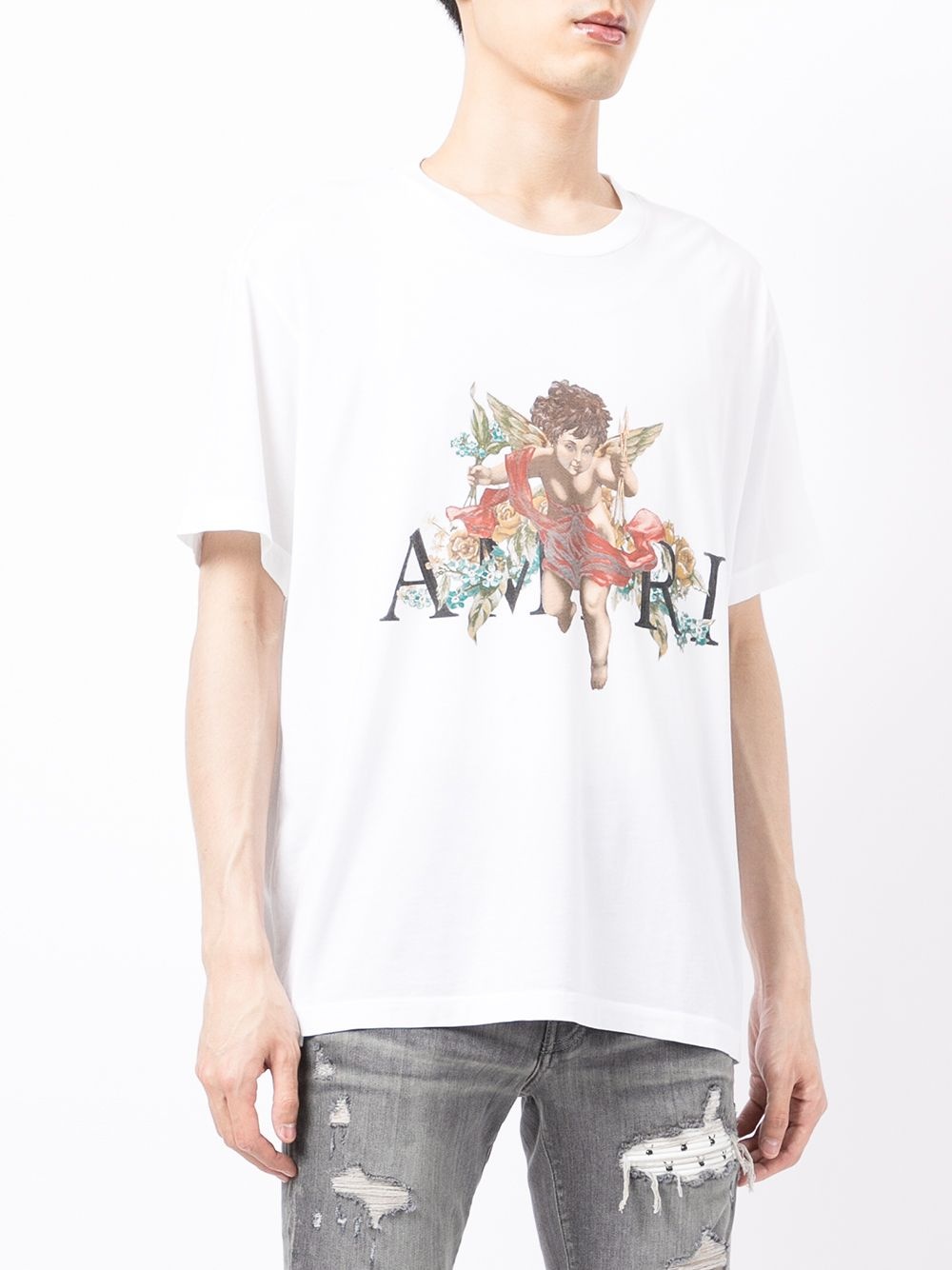 cherub-print T-shirt - 3