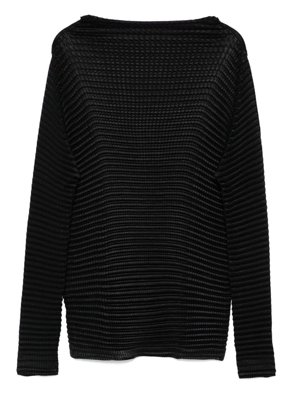 Suede Like Pleats top - 2