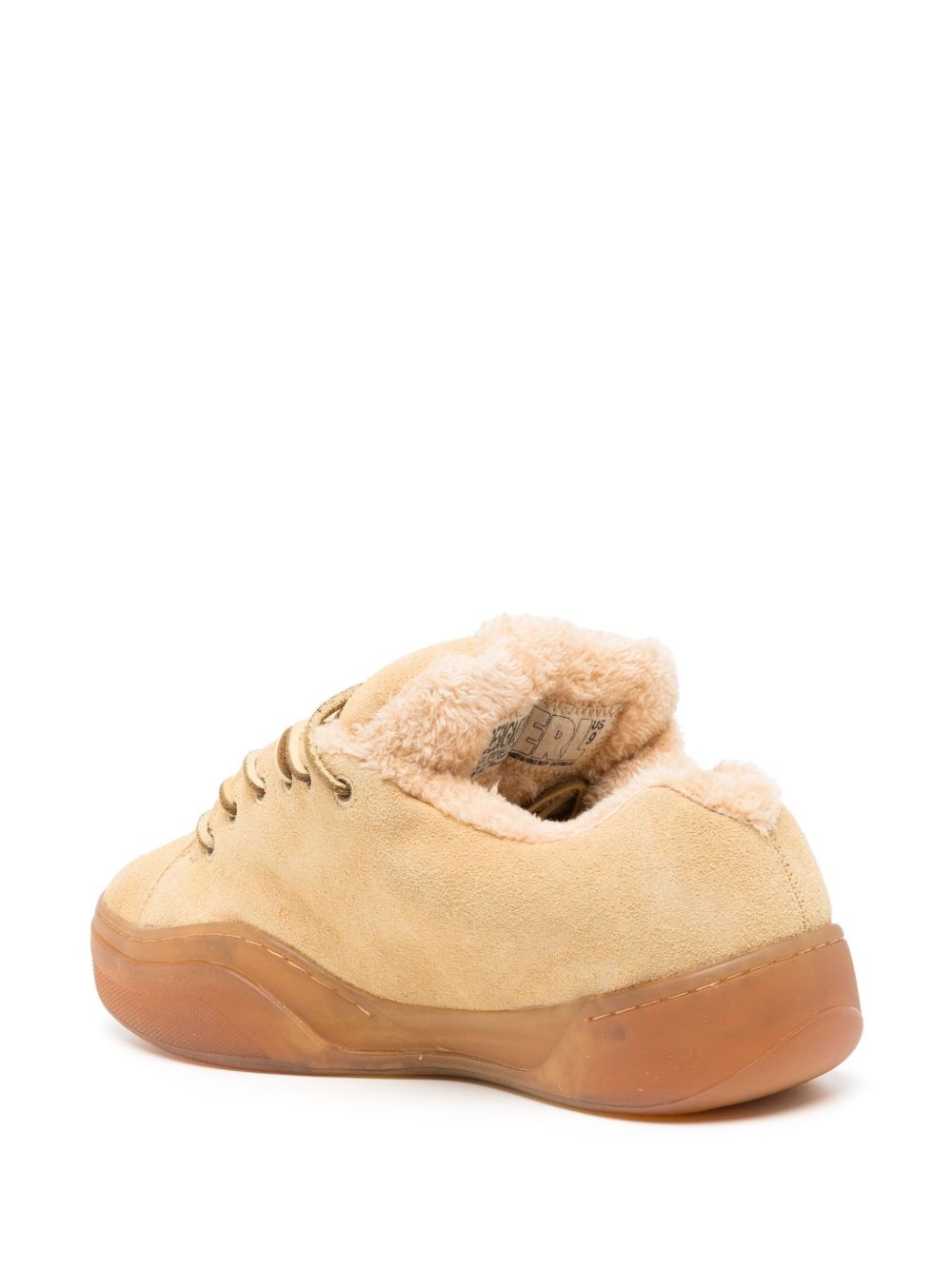 suede vamp skate sneakers - 3