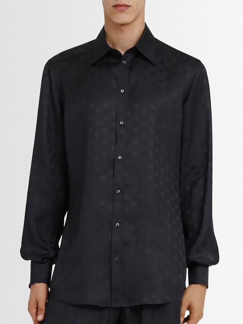 Jacquard logo short sleeve shirt - 3