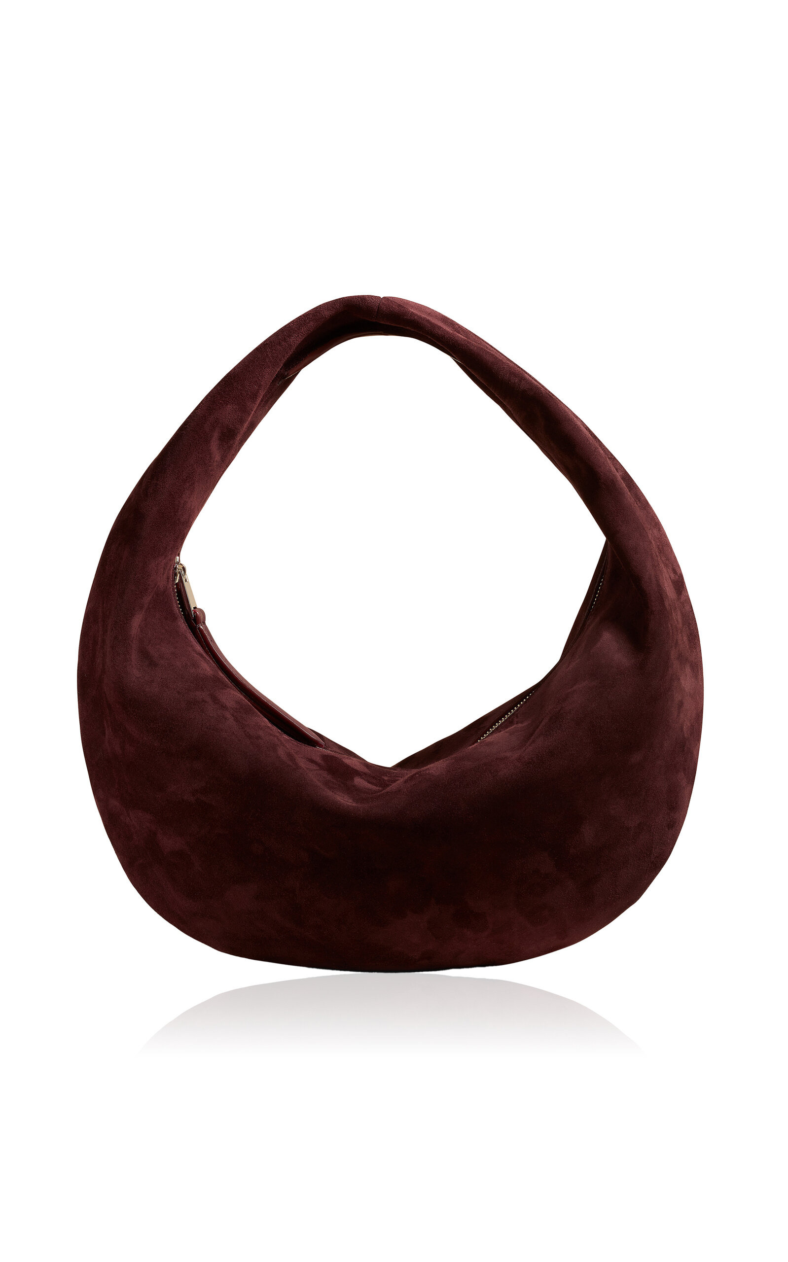 Olivia Medium Suede Hobo Bag purple - 1