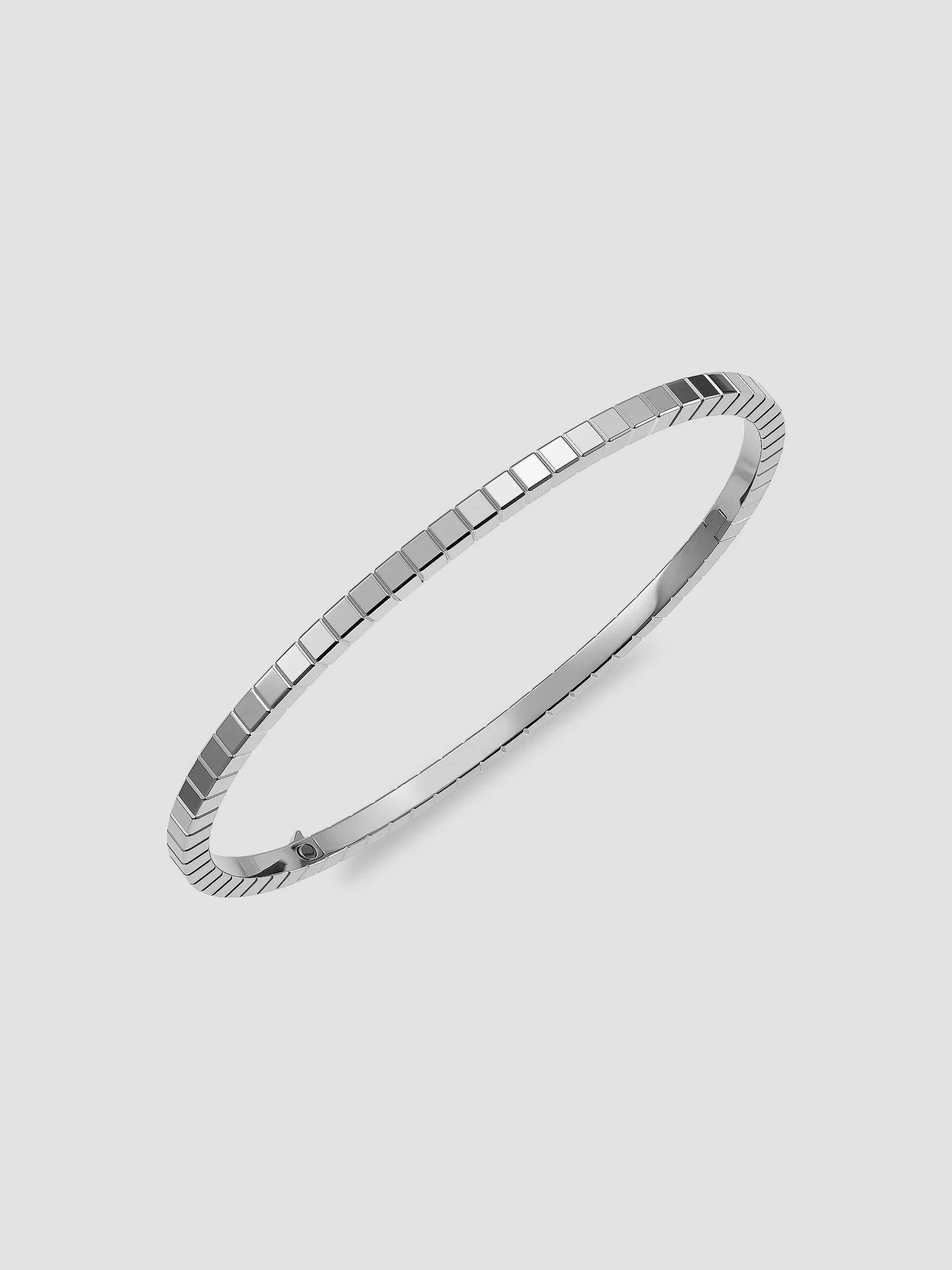 Women's 18K White Gold Ice Cube Bracelet - White Gold - 1