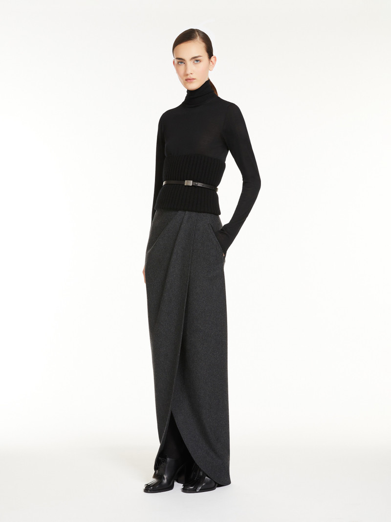 Max Mara ADDA Cashmere yarn turtleneck outlook